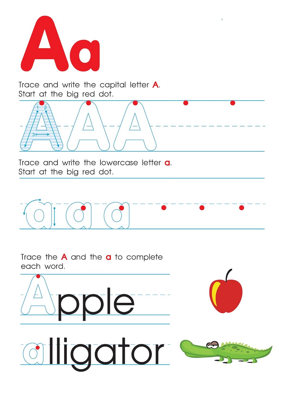 Alphabet Worksheets A