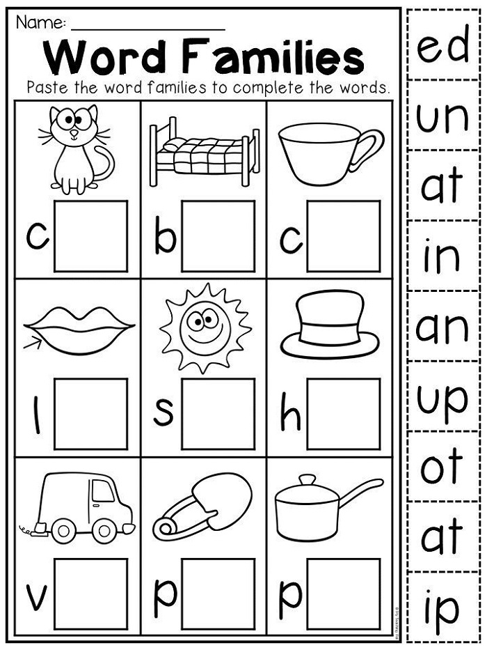 English Kindergarten Worksheets Gullace
