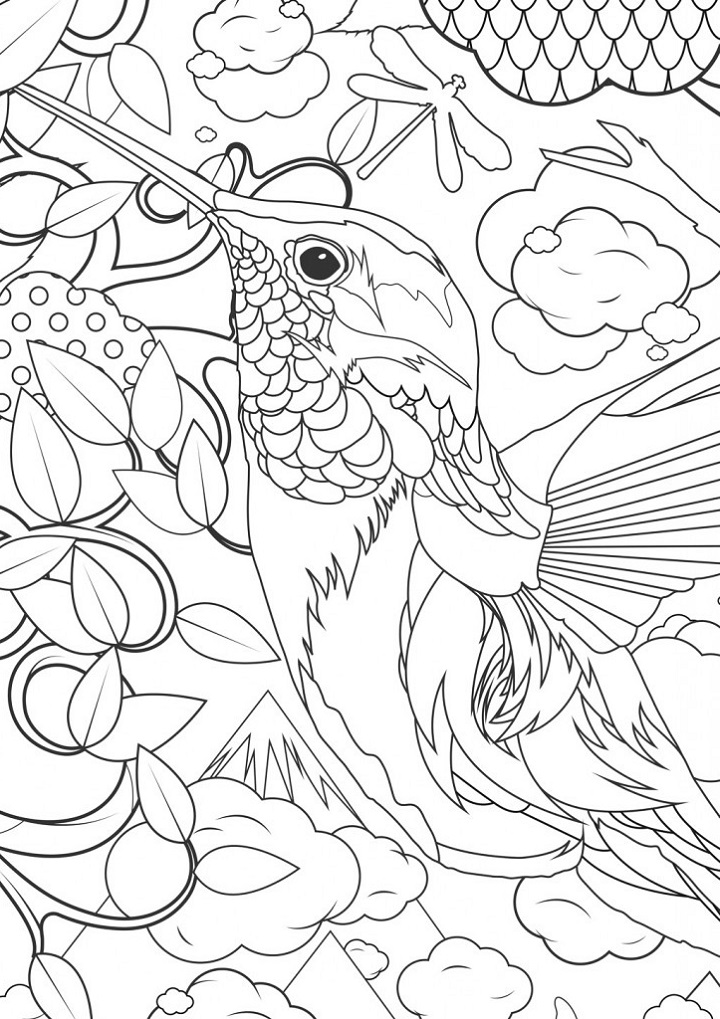 Free Coloring Sheets For Adults Animal