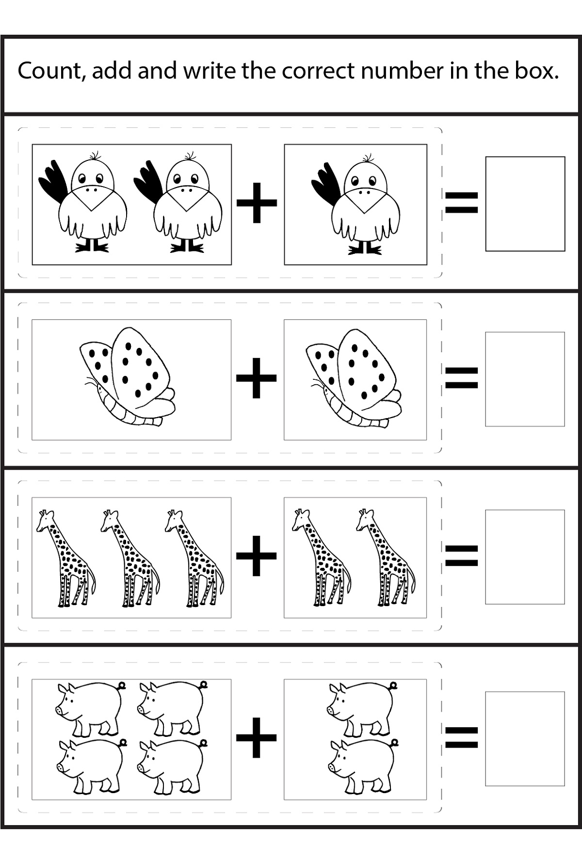 Free Printable Math Worksheets PIcture