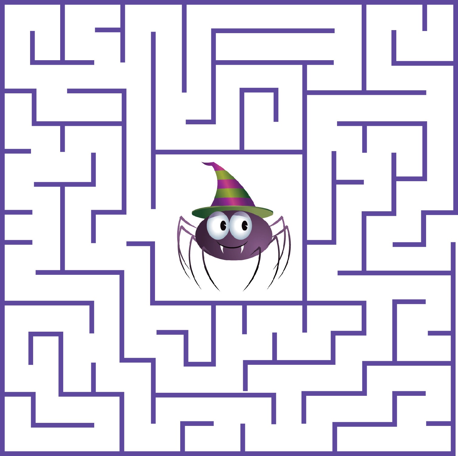 Simple Maze Printable Halloween