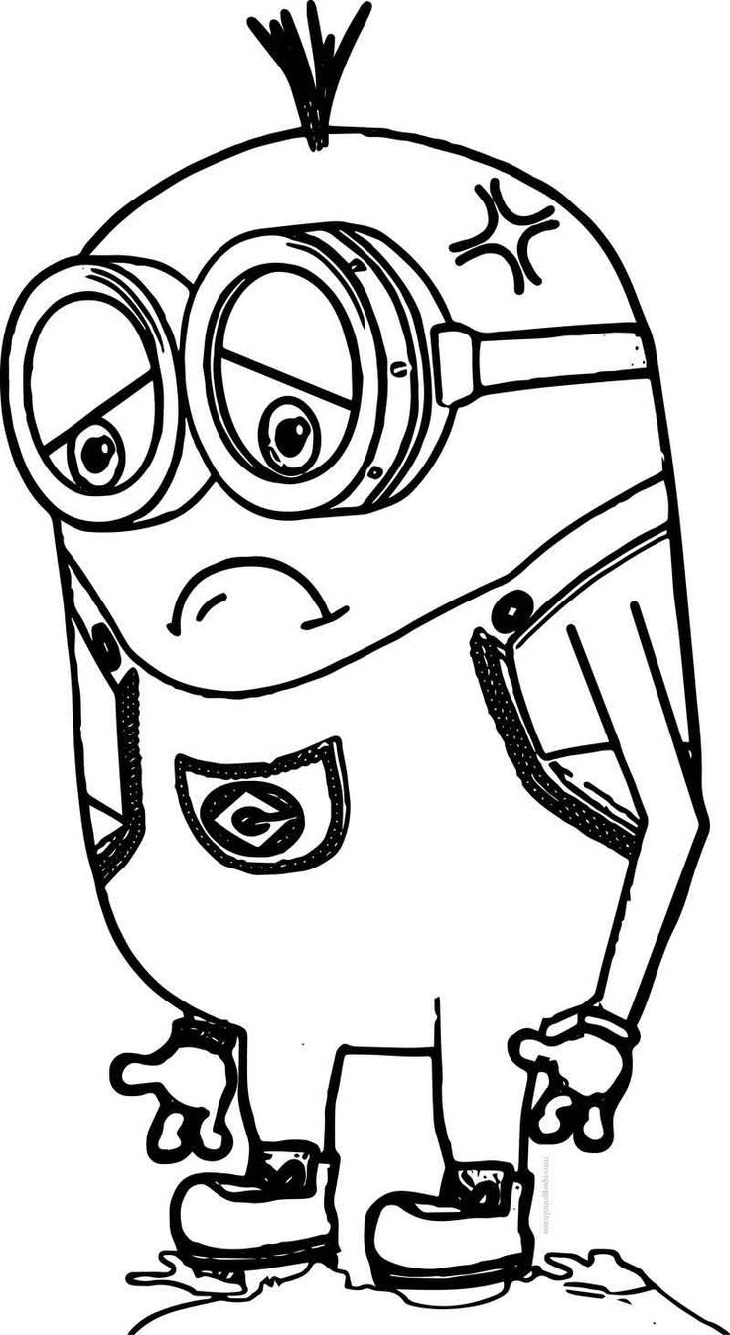 Coloring Sheets For Preschoolers Minion