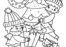 Free Coloring Pages For Preschoolers Christmas