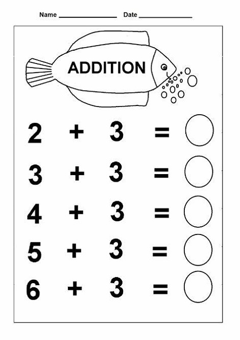 Free Kindergarten Math Worksheets Simple