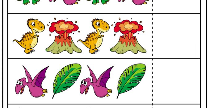 Free Preschool Printable Worksheets Dinosaur