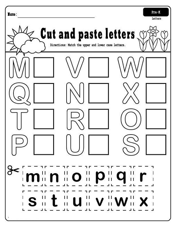 Free Preschool Printable Worksheets Spring