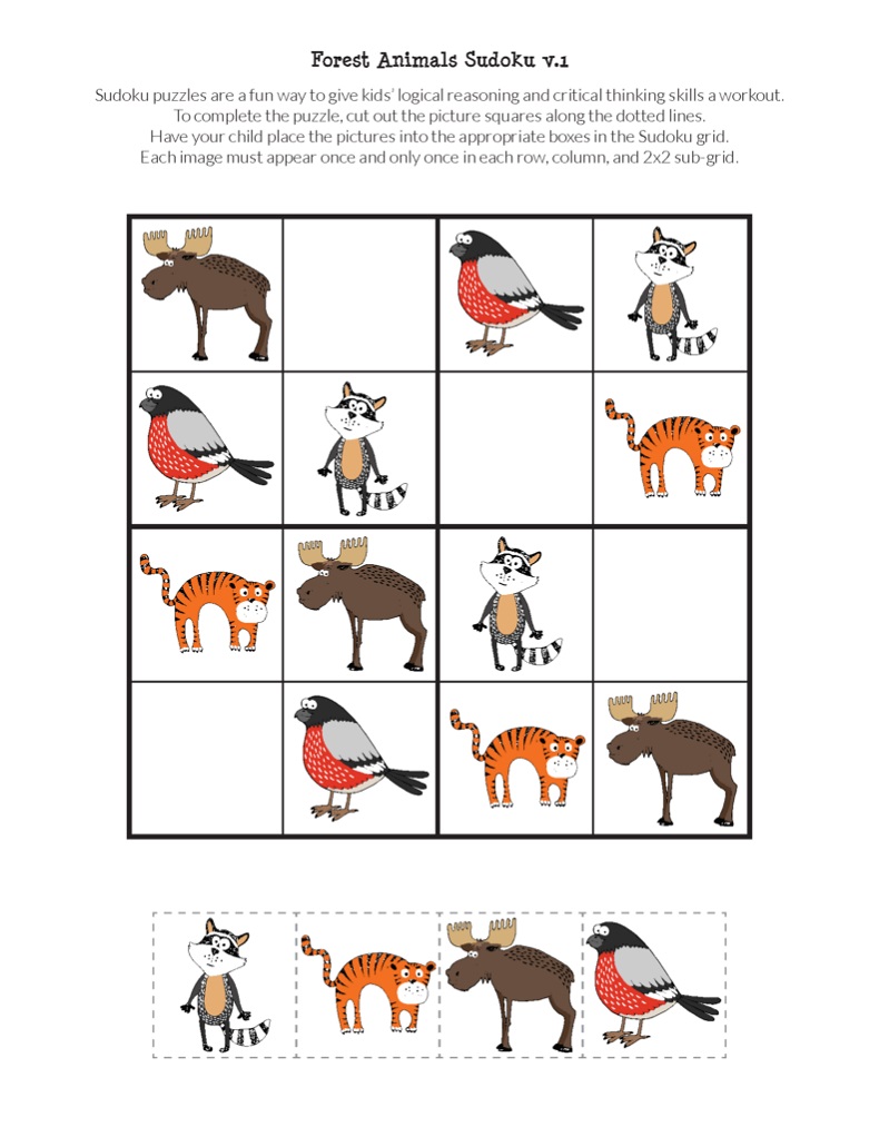 Free Printable Worksheet Animal