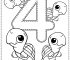 Number Coloring Pages Preschool 4