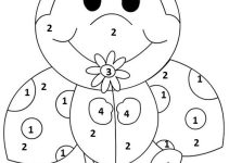 Free Printable Color By Number Preschool Ladybug
