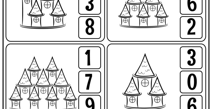 Kindergarten Math Worksheets Castle