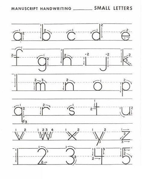 Lettering Worksheets Alphabet