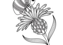 May Coloring Pages Printable Bee