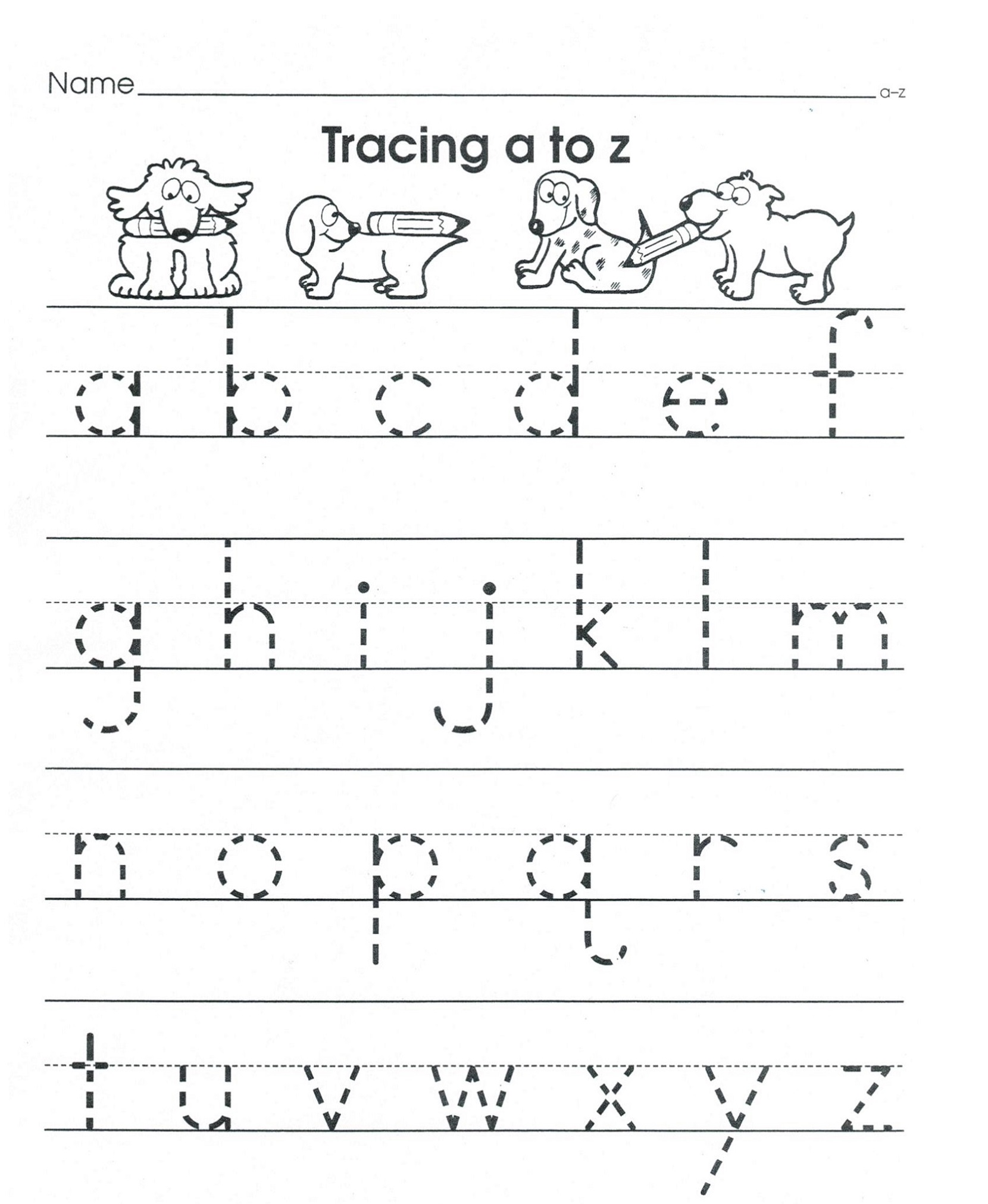 Letter Tracing Worksheets Abc