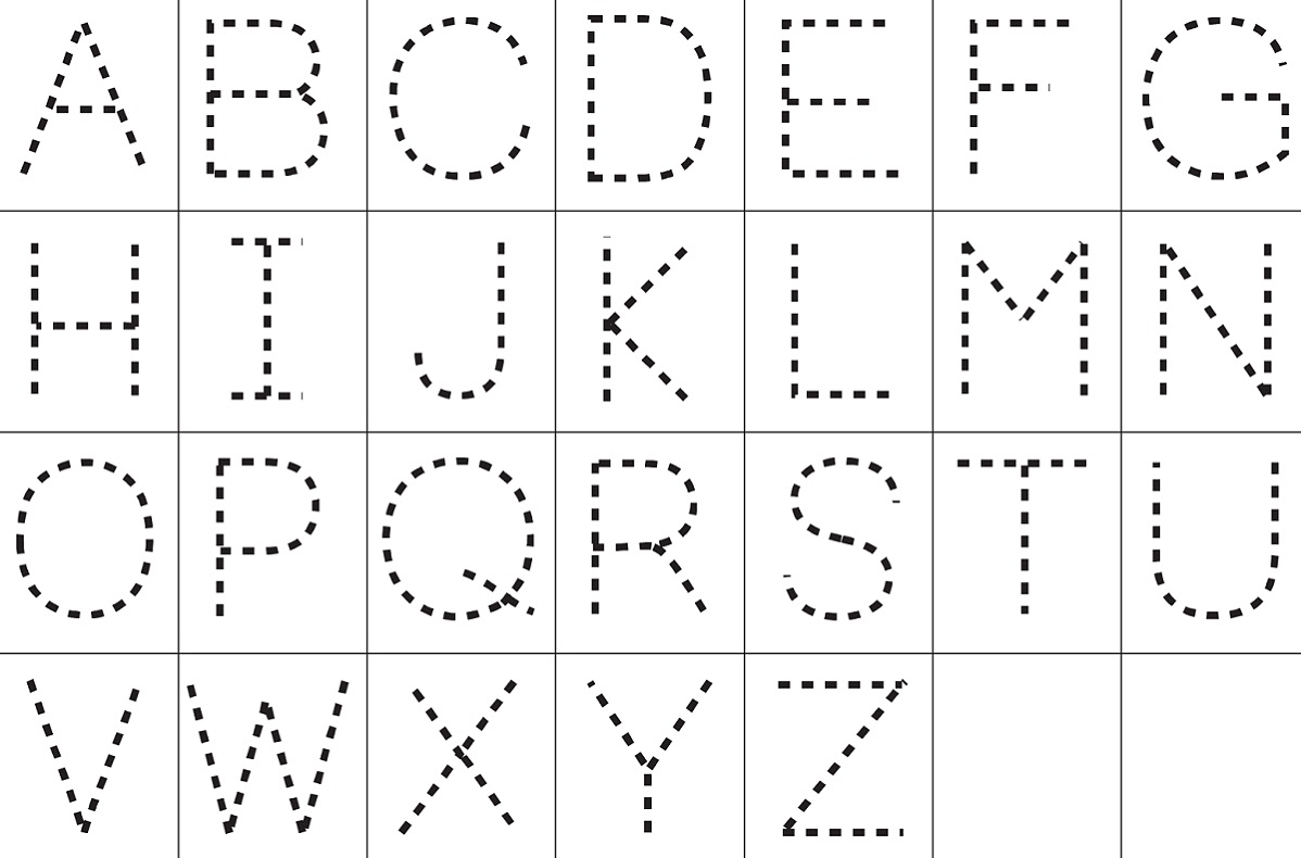 Letter Tracing Worksheets Alphabet