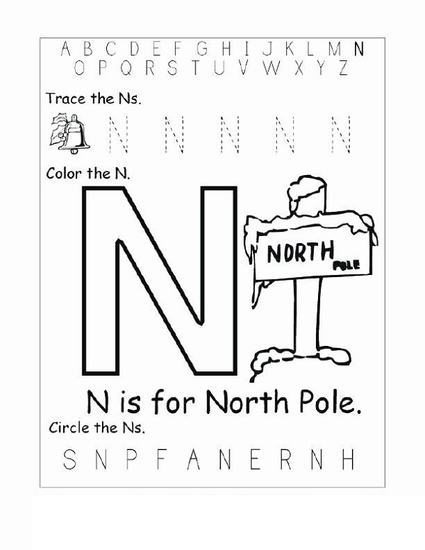 Pre K Work Sheets North