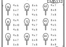 Printable Math Worksheets Match