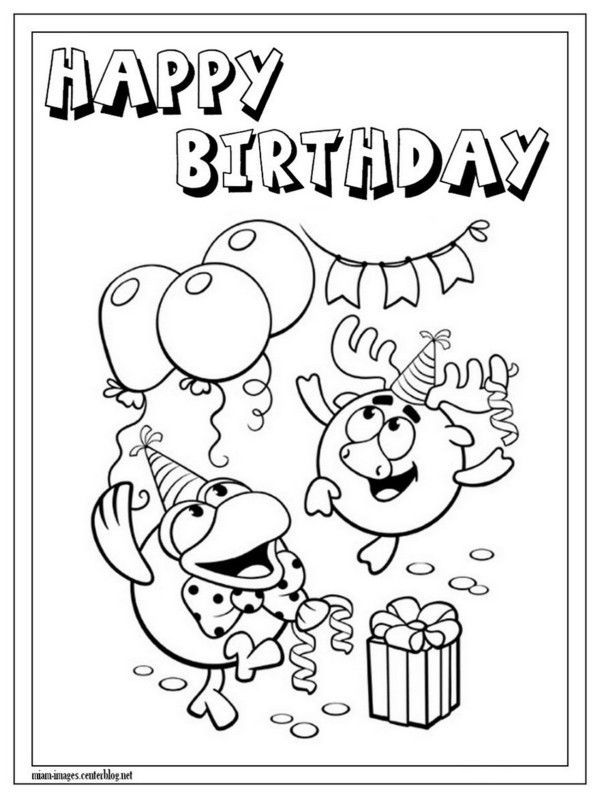 Coloring Pages Birthday Minion