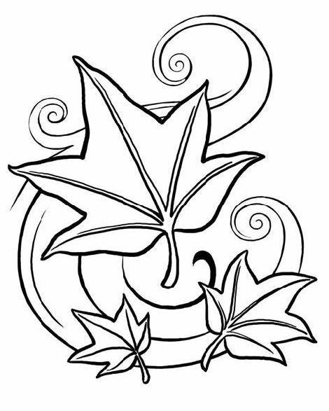 Coloring Pages Fall Town