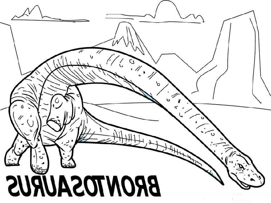 Dinosaur Printables Brontosaurus