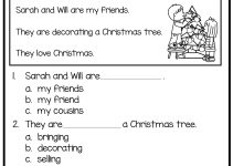 Kindergarten Reading Worksheets December
