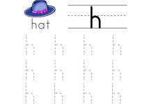 Letter H Worksheets Hat