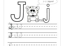 Letter J Worksheets Jaguar