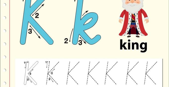 Letter K Worksheets King