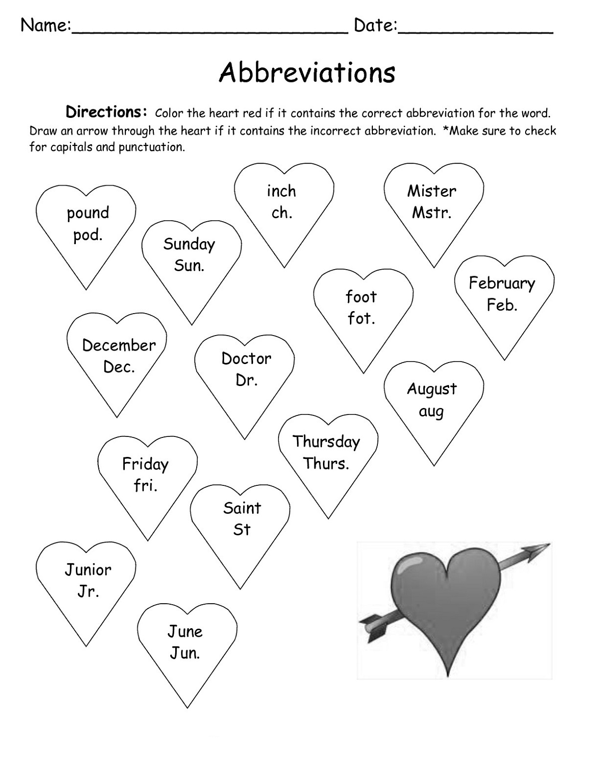 Valentine's Day Worksheets Printouts