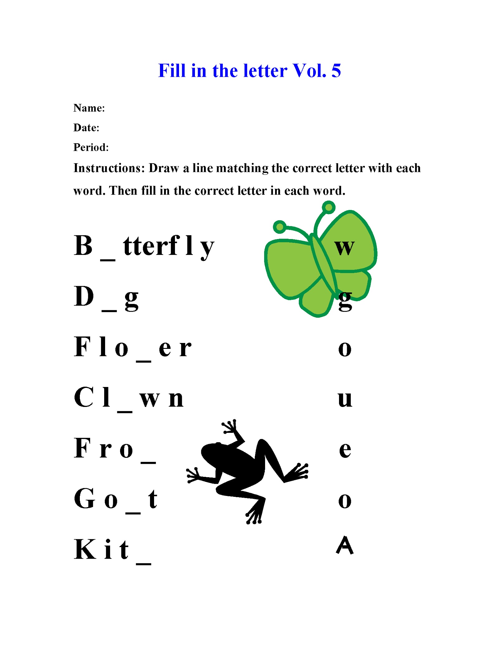 Spelling Worksheets Math